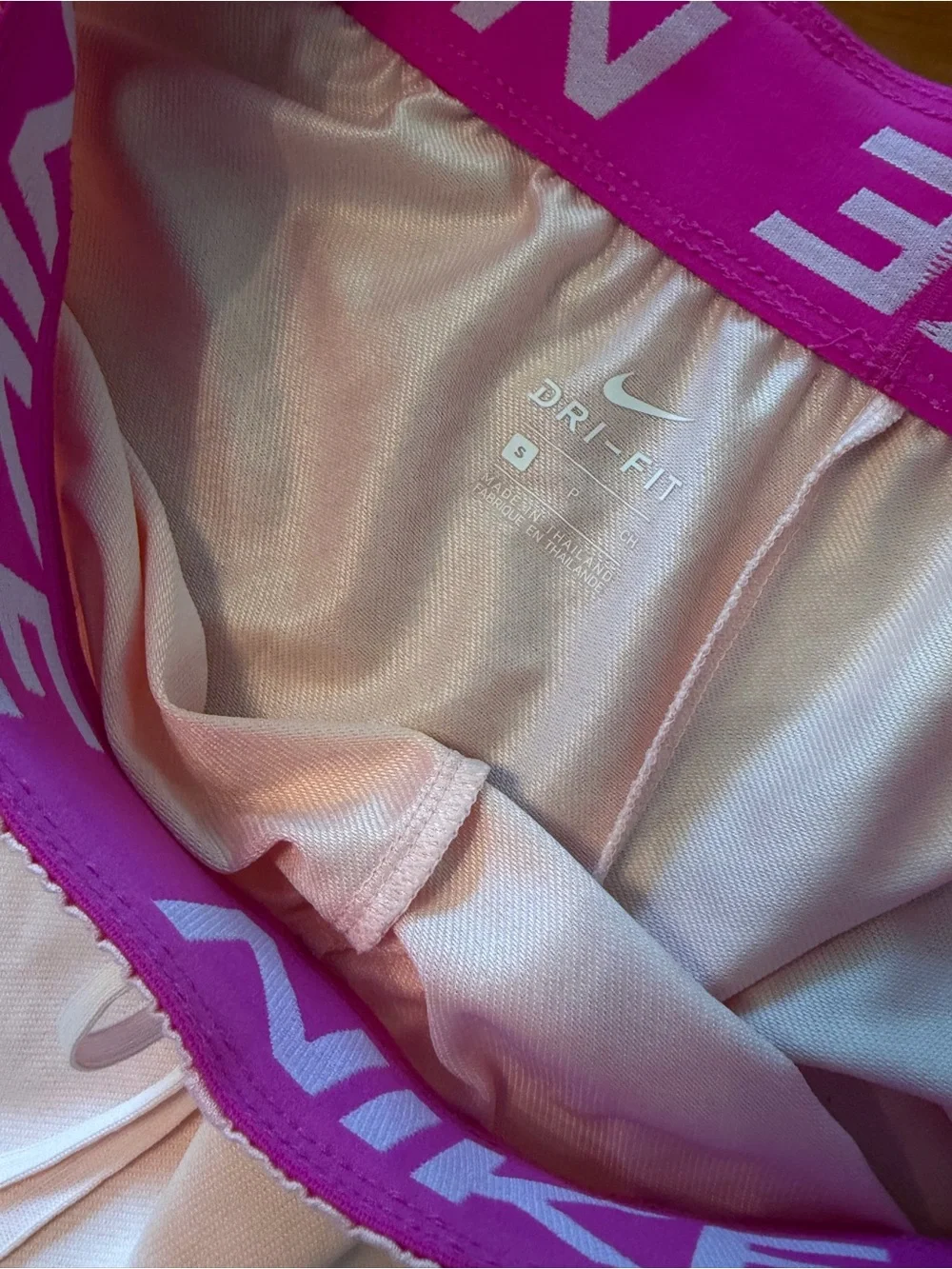 Nike Women's Light Pink Running Shorts